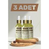 %100 Saf Soğuk Sıkım Hint Yağı 3 Lü Set - Kaş Kirpik Saç Bakımı & Cilt Nemlendirici Doğal Yağ 3x20ml 60 ML