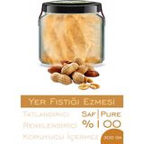 %100 Saf Yer Fıstığı Ezmesi Şeker Ilavesiz Bi Kavanoz 330 Cc. Cam Kavanozda Katkısız Fıstık Ezmesi - 0,01 g