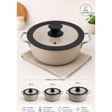 %100 Silikon Tencere Kapağı 26-28-30 cm Uyumlu Universal Cam Kapak Sızdırmaz Isıya Dayanıklı