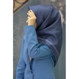100% Twill İpek Düz Renk Bordür Desenli Gri Renkli Daha Tok Exclusive Serisi 90X90 Dikim Şekli : El Dikişi Eşarp