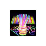 100 Ultra Parlak Parlayan Çubuklar Bilezikler ve Kolyeler - Karanlıkta Birinci Sınıf Parti Malzemeleri ve Süslemeleri - Fosforlu Çubuk - Fosforlu Bileklik - Glow Stick - Standart