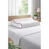 %100 Visco Ortopedik Boyun Yastığı – Boyun Destekli, Seyahat Çantalı - 60 x 40 cm