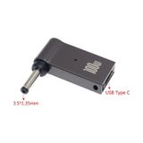 100 W Usb Tip C Hızlı Şarj Adaptörü Fiş Konnektörü Evrensel Usb C Laptop Dönüştürücü 35x135