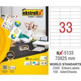 100 Yaprak Laser Etiket 70X25MM, Baskı ve Yazıcı Uyumlu, Çok Amaçlı Renkli Etiket - Ahşap - Seçenek 1