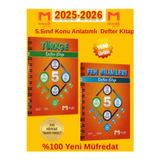 %100 Yeni 5.Sınıf Türkçe-Fen Konu Anlatımlı Defter Seti+Tablet Kalemi