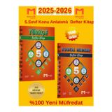 %100 Yeni 5.Sınıf Türkçe-Sosyal Konu Anlatımlı Defter Seti+Tablet Kalemi