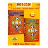 %100 Yeni 6.Sınıf Matematik-Türkçe Konu Anlatımlı Defter Seti+Tablet Kalemi