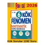 %100 Yeni Müfredat Kök 6.Sınıf Matematik 1192 Soru Bankası İzleme Süreleri+Tablet Kalemi