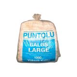 1000 Adet Puntolu Galoş Large (Battal Boy) – 10 Mikron HDPE, 40 cm, Yırtılma Önleyici Koruma, 1000 Adet (Net 1,8 kg)