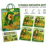 1000 Çeşit Hediye Dünyası Italian Brainrot 8 Parça Kırtasiye Seti | 4 Çizgisiz Defter, 2 Versatil Kalem, Sticker, Hediye Çantası