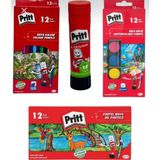 1000 Çeşit Hediye Dünyası Pritt Okul Seti Kuru Boya Küçük Sulu Boya Pastel Boya 11GR Stick Yapıştırıcı