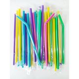 1000 Li Jelatinli Körüklü Renkli Pipet 8mm x 23,5cm