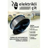 1000 Metre 1.20Mm Sıcak Daldırma Galvaniz Elektrikli Çit Teli Tek Makara