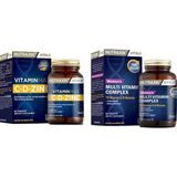 1000 Mg C VITAMINI,1000 Iu D Vitamini ve 10 Mg Çinko (Vitamin Max)+ Multivitamin Kadın 60 Tablet