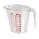 1000 ML DERECELİ POLİKARBON ÖLÇÜ KABI