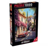 1000 Parça Puzzle: Begonvil Sokak