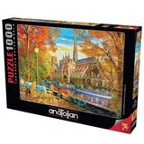 1000 Parça Puzzle: Sonbaharda Notre Dame