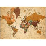 1000 Parça Puzzle - World Map-Iı (Dünya Haritası-Iı) - 01-Mavi