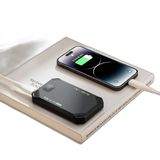 10000 mAh 22.5W Hızlı Şarjlı Dijital Ekranlı Ultra İnce Çift Çıkışlı Taşınabilir Powerbank, Siyah