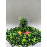 1000GR Akvaryum Taşı Dekoratif Balık Akvaryumu Taşları (1-2 Cm) Yeşil Kırlangıç