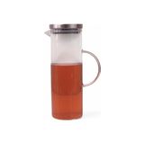 1000ML Metal Kapaklı Borosilikat Cam Yağlık & Sürahi – Şık, Dayanıklı ve Sağlıklı Saklama Çözümü (8cm x 20CM) - Standart