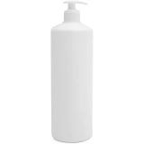 1000ML - SIVI SABUN POMPALI - BEYAZ - POLİETİLEN ŞİŞE - 2 ADET