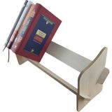 1000Nar Masaüstü Kitaplık / Masaüstü Organizer / Ofis Kitaplığı / Akmeşe Desen Kitaplık 45 cm x 14,5 cm x 21 cm - Ak Meşe - Beyaz - Meşe