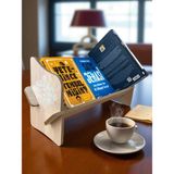 1000Nar Masaüstü Portatif Kitaplık / Masaüstü Organizer / Portatif Kitaplık / Dantel Işlemeli Kitaplık / Ofis Kitaplığı / 45 cm x 14,5 cm x 21 cm
