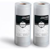 1001 10 Metre Tırtıklı Rulo Vakum Poşeti Torbası (Seçenekli) (25 Cm)