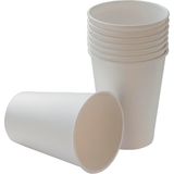 1001 12 Oz Beyaz Tek Kullanımlık Karton Bardak 300 Ml, Kahve, Çay, Ofis, Ev ve Parti Kullanımı Için - SECENEK