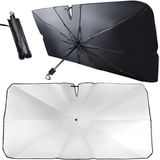 1001 150 x 80 cm Büyüklüğünde Güneş Şemsiyesi, Otomobil Güneş Koruması, Ön Cam Için Katlanab - Ahşap