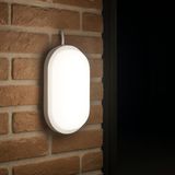 1001 15W IP65 Oval Beyaz LED Tavan ve Duvar Lambası | 6500K Beyaz Işık | Su ve Toz Geçirmez Banyo Bah