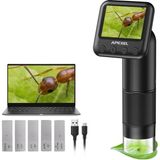 1001 2 Inç LCD Ekranlı El Dijital Mikroskop, Ayarlanabilir Işıklı Çocuklar Için 800X Cep Taşınab - secenek