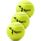 1001 3 Adet Tenis Topu Başlangıç Seviye Eğitim Antrenman Amatör Maç Topu Tennis Ball