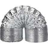 1001 3 Metre 127 mm Alüminyum Flex Aspiratör Borusu, Isıya Dayanıklı, Esnek Havalandırma Hortumu, D - ebat