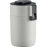 1001 304 Çelik Gri 580 ml Yemek Mama Taşıma Saklama Kabı (Sıcak Tutmaz) CIN561GR