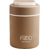 1001 304 Çelik Kahverengi 520 ml Yemek Mama Saklama Kabı (Sıcak Tutmaz) CIN418KHV - özellık