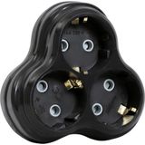 1001 3lü Golyat Fiş, Üçlü Topraklı Priz Duvar Tipi Çoklayıcı Fiş, 16A 250 Volt, Max 3600 Watt ( - secenek