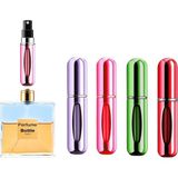 1001 4 Adet Taşınabilir Mini Parfüm Atomizer Şişesi – 5 ml Yeniden Doldurulabilir Seyahat Parfüm