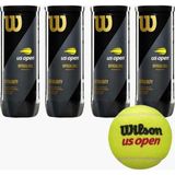 1001 4 Kutu Us Open Tenis Topu Vakum Ambalajda WRT106200