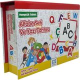 1001 4+ Yaş 162 Parça Manyetik Tablet Alfabe Seti ve Yazı Tahtası Eğitici ve Öğretici Aktivite Oyu