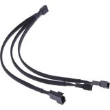 1001 4303 Fan Çoklayıcı Y Pwm Kablosu 4 Pin Switch 3 Pin 3 Port - SECENEK