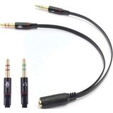 1001 4457 Kulaklık Mikrofon Çevirici Ayırıcı Dönüştürücü Çoklayıcı Adaptör