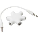 1001 4948 Kulaklık Çoklayıcı 3.5mm Stereo Çoğaltıcı Kalın Uç