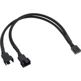 1001 5353 Fan Çoklayıcı 2 Port Y Pwm 4 Pin Splitter Çoklayıcı Switch Örgülü Kablosu (5353-2'LI P - SECENEK