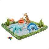 1001 56132 Jurasik Park Şekilli Oyun Havuzu 201X201 Cm, Su Sporları, Plaj Malzemesi, Şişme Ürün, Y� - 0 - 1 Yaş