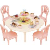 1001 5742 Kahve ve Pasta Seti - Oyuncak Bebek Evi Mobilyası