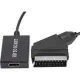 1001 8350 HDMI To Scart 1080P Hd Av Video Çevirici Dönüştürücü Adaptör. Scart Üzerinden Gelen He