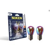 1001 93 Diadem Ampul P21W Amber Renk 12V 21W (2 Adet) - 0,5 W - Altın