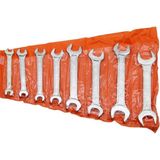 1001 Aee® 8 Parça Anahtar Takımı Seti Ağzı Açık Çift Taraflı 6-22MM 6X7-8X9-10X11-12X13-14X15-1